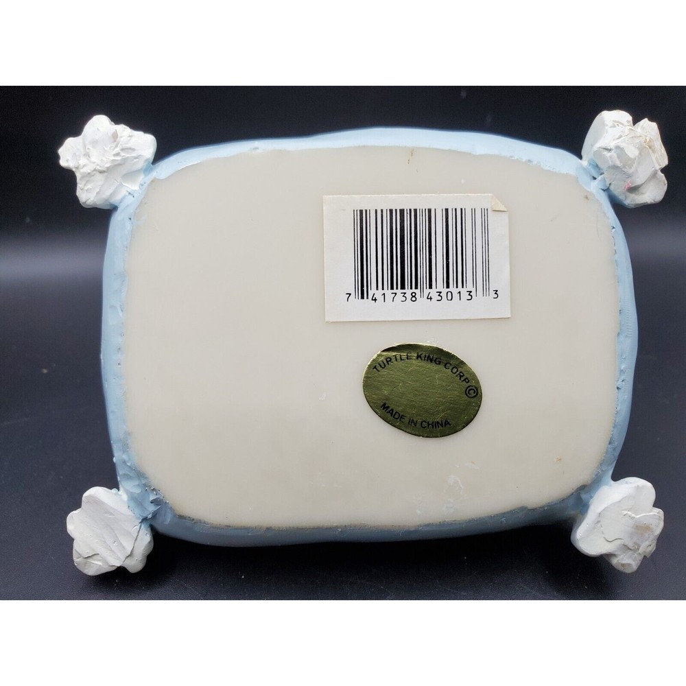 New In Box Baby Boy On Pillow Figurine By Turtle King Corporation Diaper Bottle - Picture 8 of 10